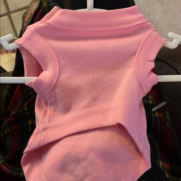 Pink Dog Dress with Glitter Poodle Design - Picture 2 of 5